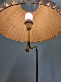 Clearance Pamono Scandinavian Mid-Century Modern Model G-132 Adjustable Floor Lamp in Brass from Bergboms