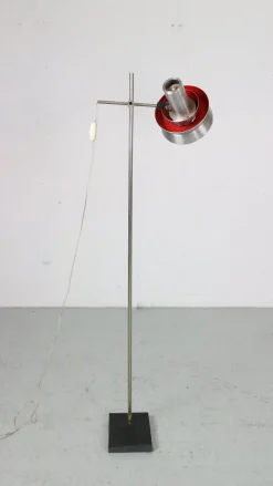 Hot Pamono Scandinavian Modern Adjustable Floor Lamp attributed to Carl Thore, Denmark, 1970s