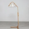 Sale Pamono Scandinavian Modern Beech Aneta Floor Lamp by Jan Wickelgren, Sweden, 1970s