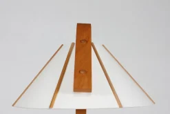 Sale Pamono Scandinavian Modern Beech Aneta Floor Lamp by Jan Wickelgren, Sweden, 1970s