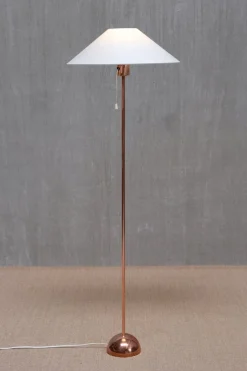 Sale Pamono Scandinavian Modern Copper G01 Floor Lamp from Bergboms, Sweden, 1960s