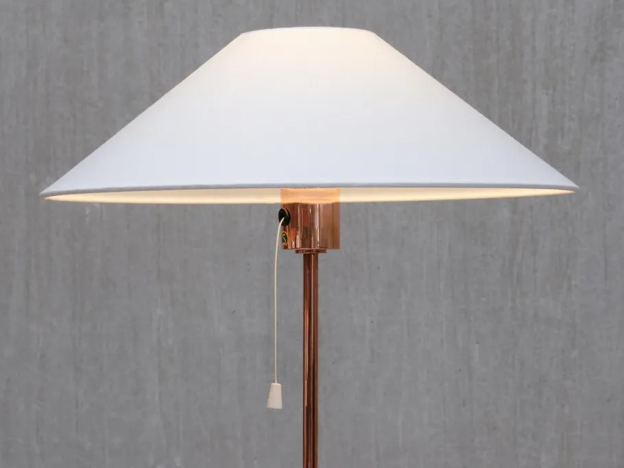 Sale Pamono Scandinavian Modern Copper G01 Floor Lamp from Bergboms, Sweden, 1960s