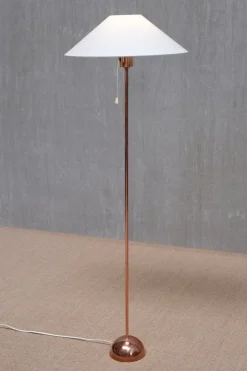 Sale Pamono Scandinavian Modern Copper G01 Floor Lamp from Bergboms, Sweden, 1960s