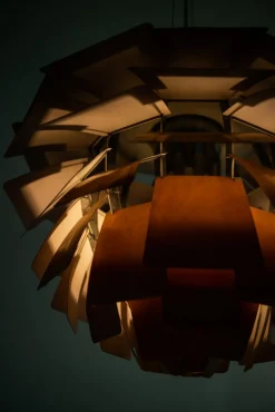 Sale Pamono Scandinavian Modern Danish Copper Ceiling Lamp by Poul Henningsen, 1957