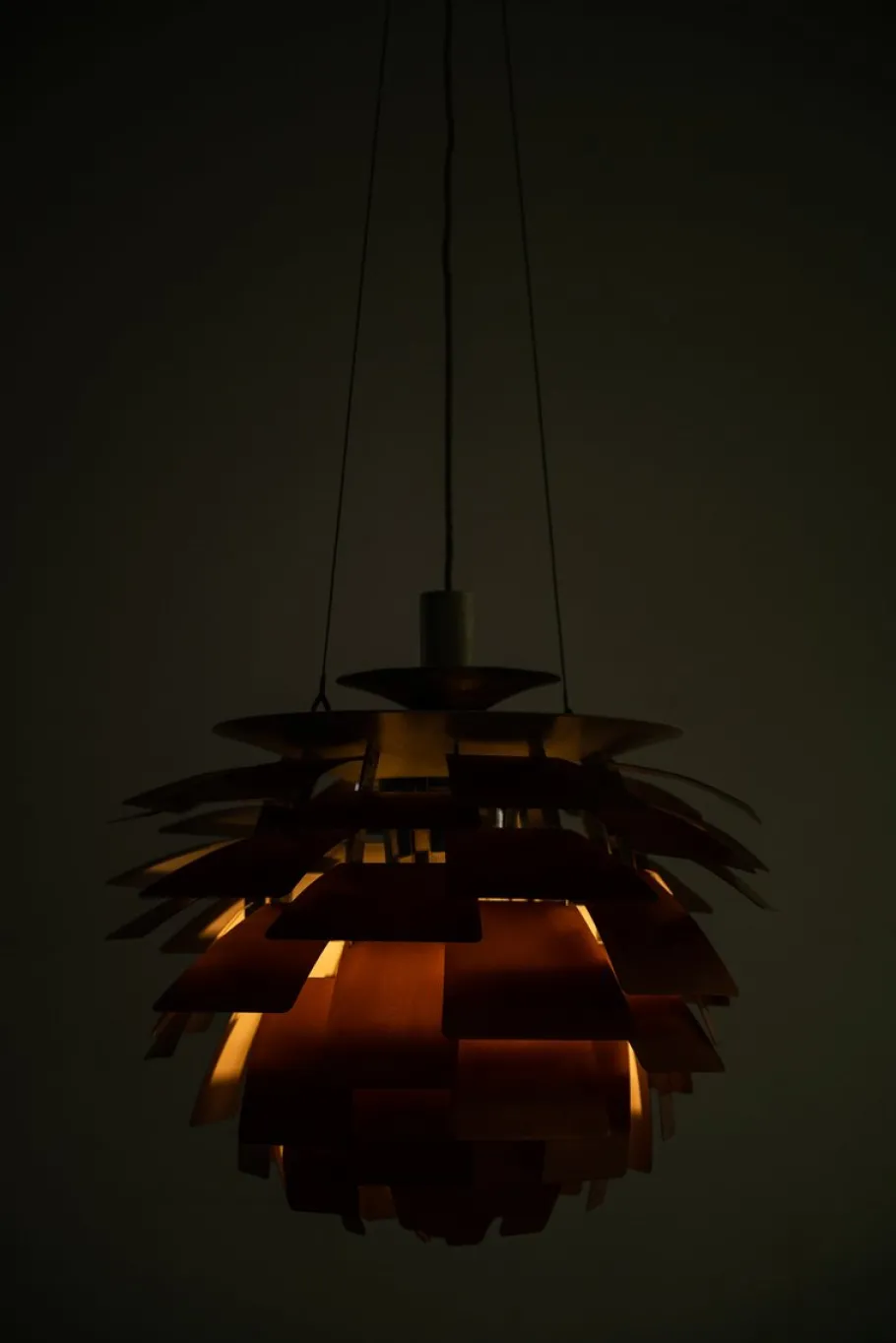 Sale Pamono Scandinavian Modern Danish Copper Ceiling Lamp by Poul Henningsen, 1957