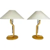 Hot Pamono Scandinavian Modern Grevie Table Lamps by Lars Bessfel for Ateljé Lyktan, 1980s, Set of 2