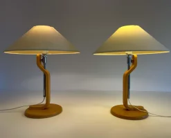 Hot Pamono Scandinavian Modern Grevie Table Lamps by Lars Bessfel for Ateljé Lyktan, 1980s, Set of 2