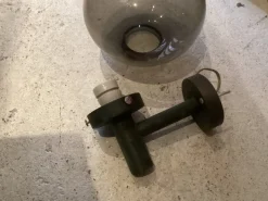 Pamono Scandinavian Red Copper Garden Wall Lamp, 1970s