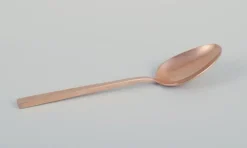 Sale Pamono Scanline Brass Flatware Dinner Set by Sigvard Bernadotte, Set of 15