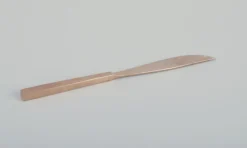 Sale Pamono Scanline Brass Flatware Dinner Set by Sigvard Bernadotte, Set of 15