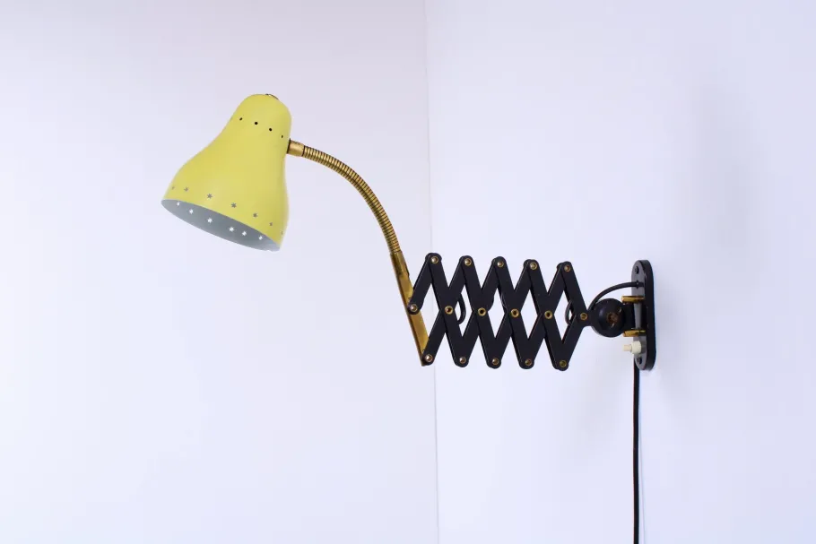 Sale Pamono Scissor Wall Light attributed to H. Th. J. A. Busquet for Hala, 1950s