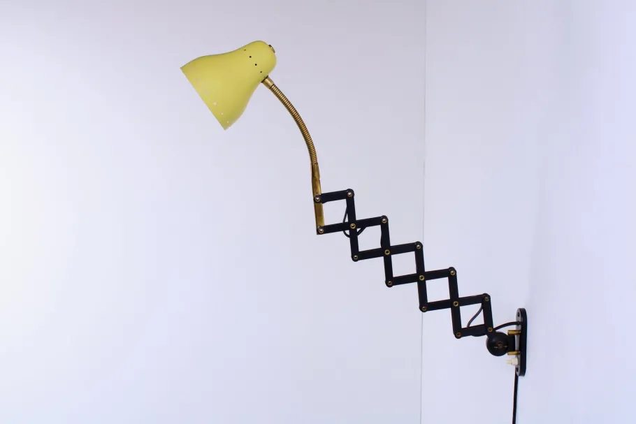 Sale Pamono Scissor Wall Light attributed to H. Th. J. A. Busquet for Hala, 1950s