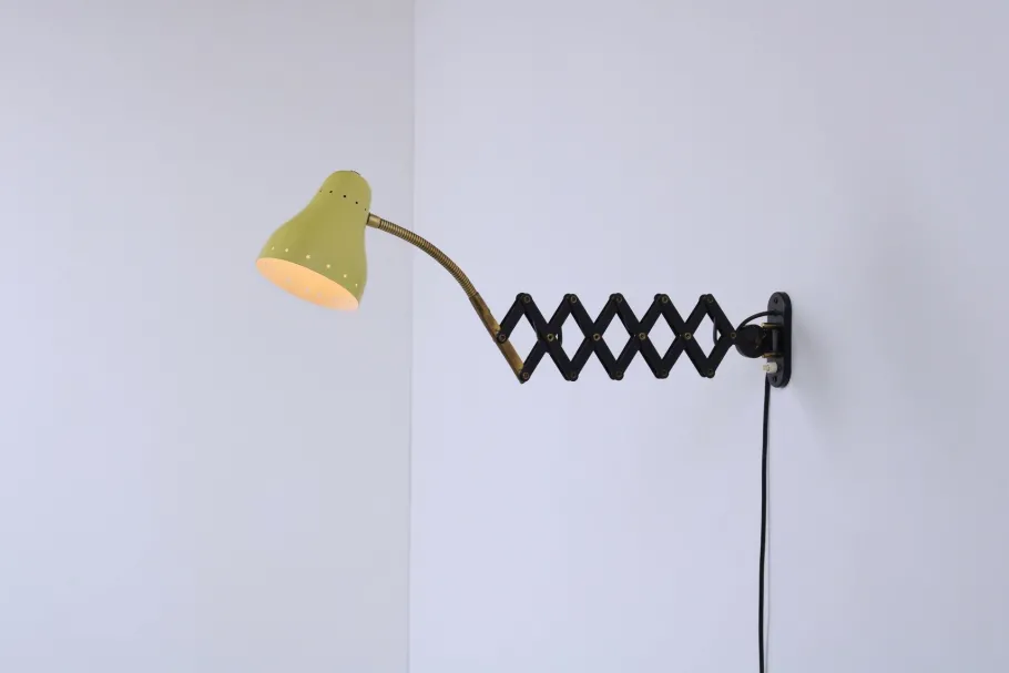 Sale Pamono Scissor Wall Light attributed to H. Th. J. A. Busquet for Hala, 1950s