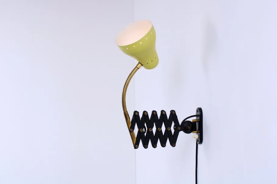Sale Pamono Scissor Wall Light attributed to H. Th. J. A. Busquet for Hala, 1950s