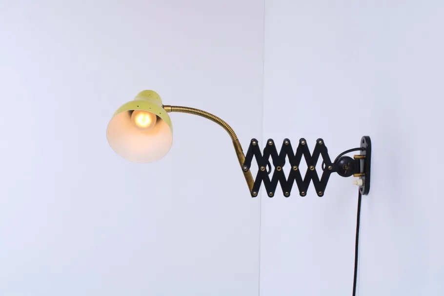 Sale Pamono Scissor Wall Light attributed to H. Th. J. A. Busquet for Hala, 1950s