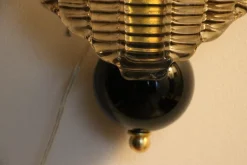 Sale Pamono Sconces in Smoked Textured Murano Glass, 1980s, Set of 2