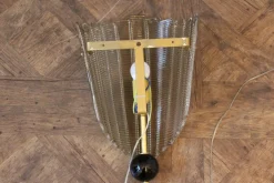 Sale Pamono Sconces in Smoked Textured Murano Glass, 1980s, Set of 2