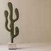 Clearance Pamono Sculptural Cactus Floor Lamp in Travertine and Fiberglass, 1970s