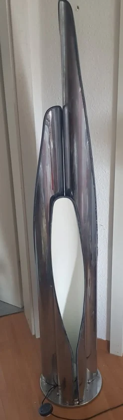 Best Pamono Sculptural Metal Floor Lamp with 3 Light Columns from Stilnovo