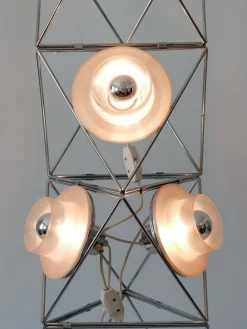 Hot Pamono Sculptural Poliedra Floor Lamp by Felice Ragazzo for Guzzini, Italy, 1970s
