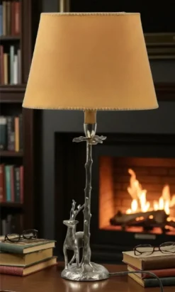 Best Pamono Sculptural Silver-Plated Deer Table Lamp from Valenti Luce, Spain, 1968