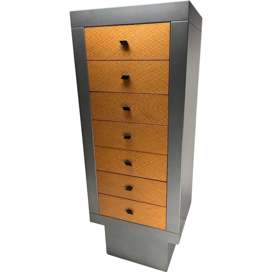 Clearance Pamono Settimanale Chest of Drawers attributed to Matteo Thun for Bieffeplast, 1985