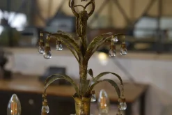 Best Pamono Sheet Metal and Tassel Pendant attributed to Maison Jansen, 1970s