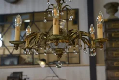 Best Pamono Sheet Metal and Tassel Pendant attributed to Maison Jansen, 1970s