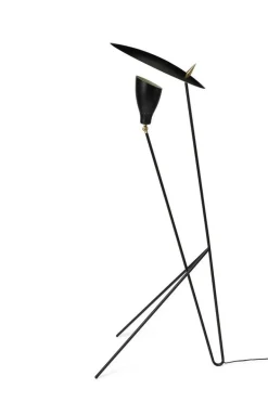 Outlet Pamono Silhouette Black Noir Floor Lamp by Warm Nordic