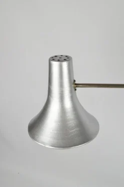 New Pamono Silver Floor Lamp, 1970s
