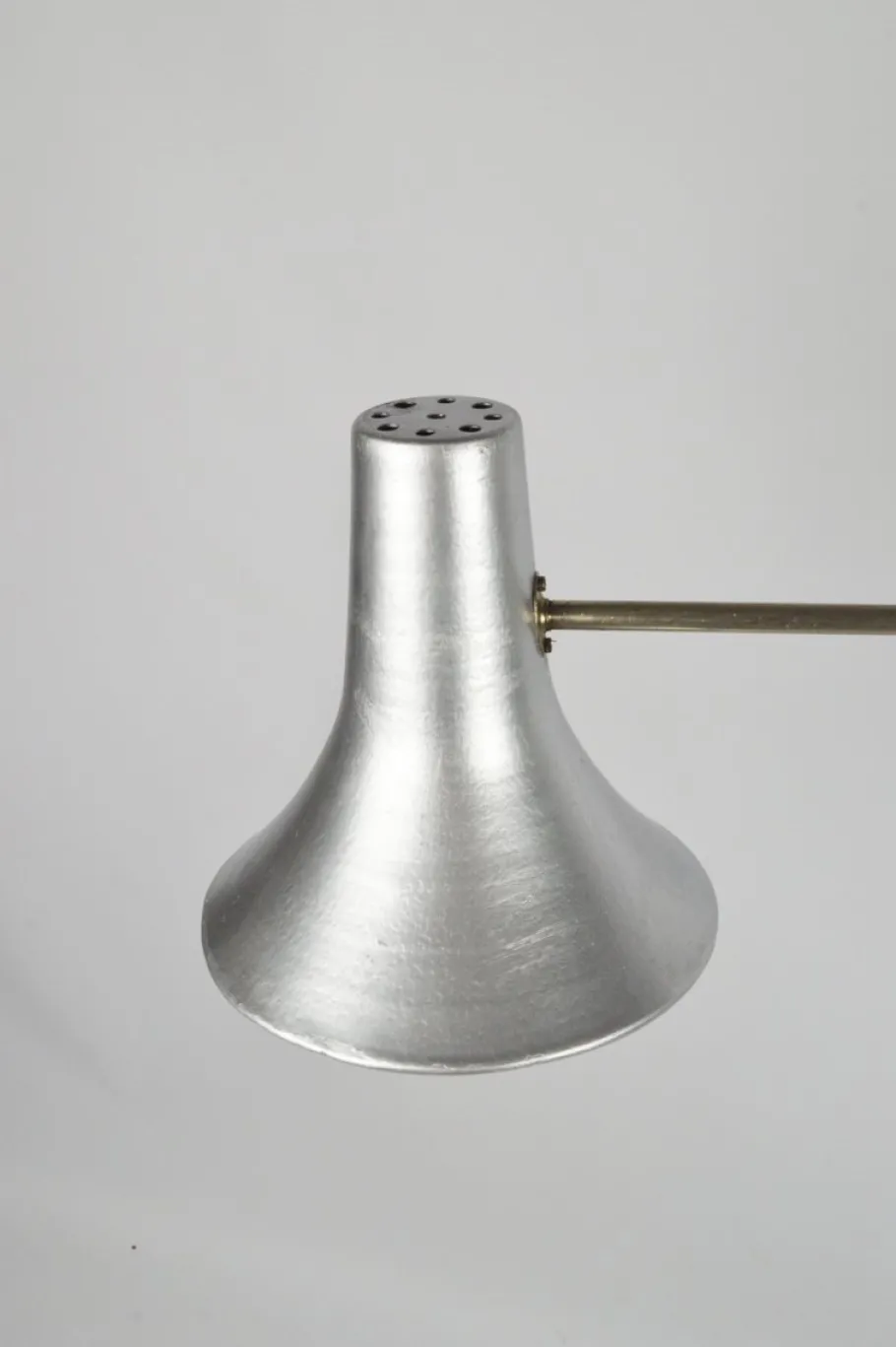 New Pamono Silver Floor Lamp, 1970s