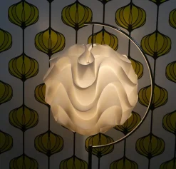 Online Pamono Sinus 172 Floor Lamp by Poul Christiansen for Le Klint, 1971