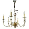 Sale Pamono Six-Arm Murano Glass Chandelier, 1960s