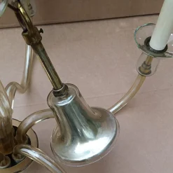 Sale Pamono Six-Arm Murano Glass Chandelier, 1960s