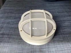 Pamono Small Outdoor Wall or Ceiling Lamp from Bega, 1980s