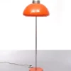 Pamono Space Ace Orange Shade Floor Lamp, Italy, 1970s