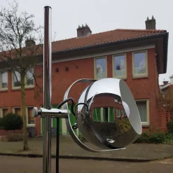 Clearance Pamono Space Age Chrome Eyeball Floor Lamp from Herda, 1970s