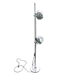 Clearance Pamono Space Age Chrome Eyeball Floor Lamp from Herda, 1970s