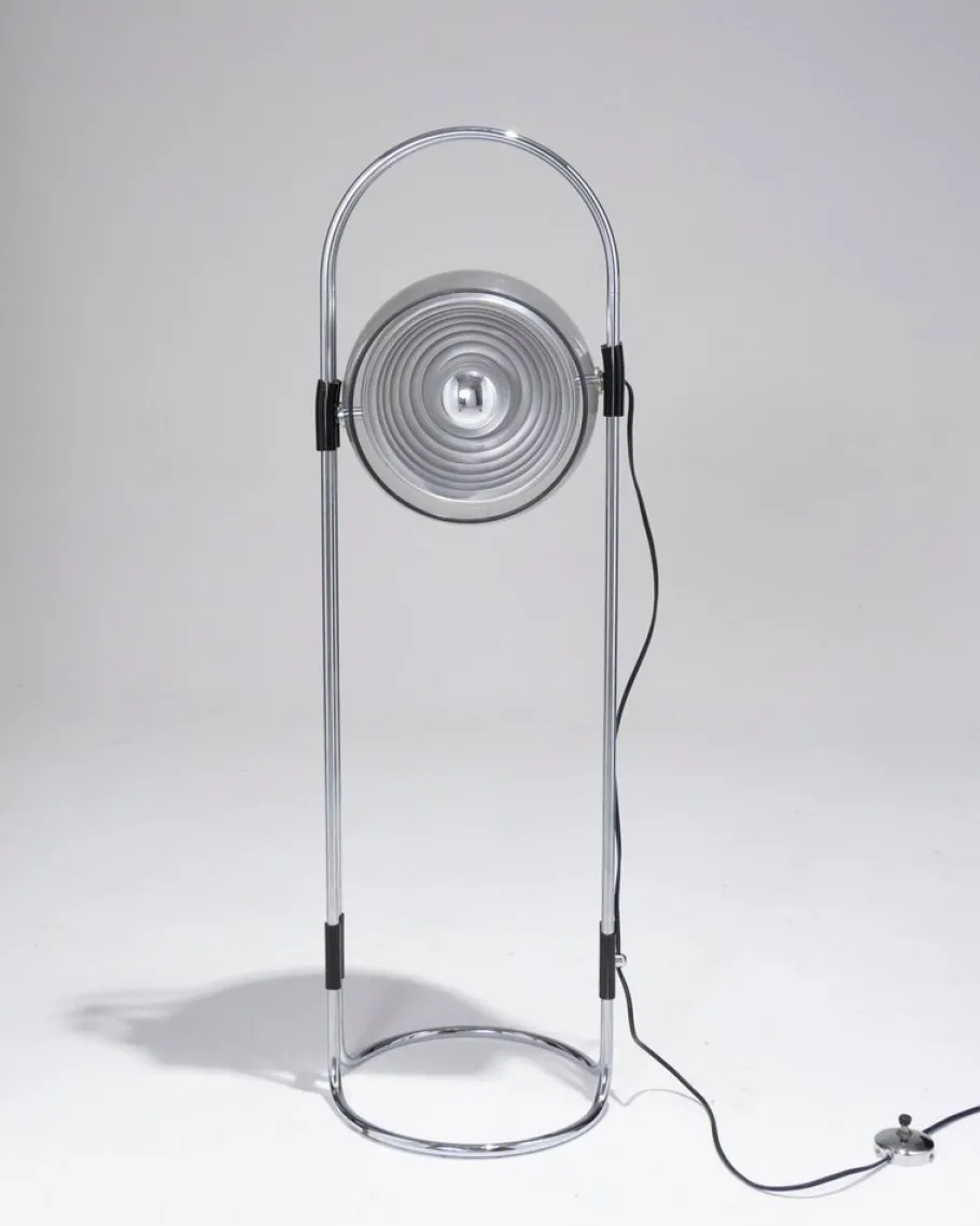 Clearance Pamono Space Age Floor Lamp by Andre Ricard for Metalarte, 1970s