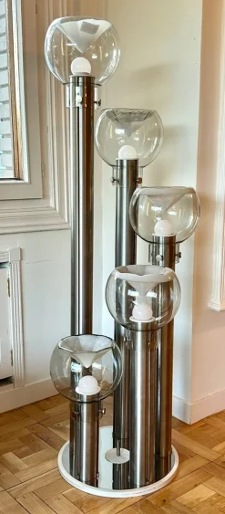 Best Pamono Space Age Floor Lamp or Pendant, 1970s