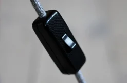 Outlet Pamono Space Age Floor Lamp with White Glass Lampshade and Wooden Tripod Base, Czechoslovakia, 1960s