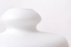 Clearance Pamono Space Age Floor Lamp with White Glass Lampshade, 1960s