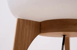 Clearance Pamono Space Age Floor Lamp with White Glass Lampshade, 1960s