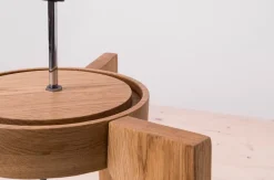 Clearance Pamono Space Age Floor Lamp with White Glass Lampshade, 1960s