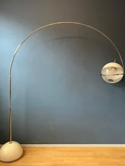 Pamono Space Age Focus Arc Floor Lamp by Fabio Lenci for Guzzini