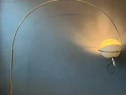 Pamono Space Age Focus Arc Floor Lamp by Fabio Lenci for Guzzini