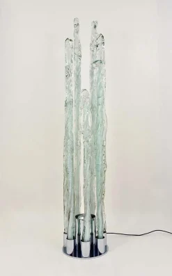 Hot Pamono Space Age Italian Murano Glass Floor Lamp from Mazzega, 1960s