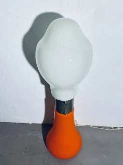 New Pamono Space Age Lipstick Floor Lamp from Mazzega, Italy
