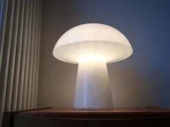 Best Pamono Space Age Mushroom Murano Glass Table Lamp from Limburg, 1970s
