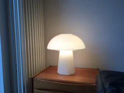 Best Pamono Space Age Mushroom Murano Glass Table Lamp from Limburg, 1970s
